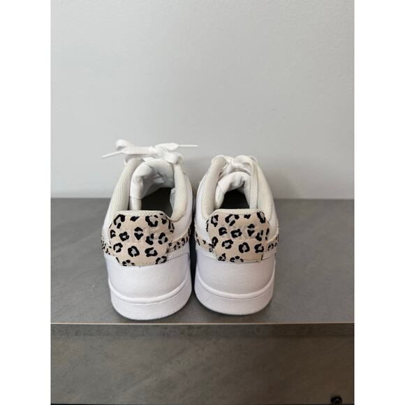 Womens Nike Court Vision Low Shoes White Leopard Print size 10 sneaker shoes - Picture 5 of 8